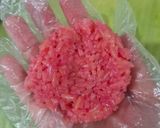 Foto langkah ke 6 dari resep Lemper Pink Kulit Buah Naga.