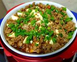 Hình bước làm 3 của món Đậu hủ non sốt dầu hào