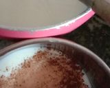 A picture of step 2 of Choco pudding.