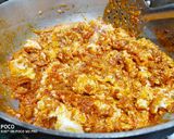 A picture of step 3 of Crumble paneer.