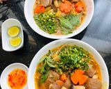 Hình bước làm 3 của món Mì bò kho chay