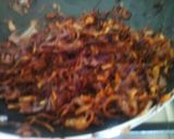 A picture of step 1 of Beef biriyani with eggs.