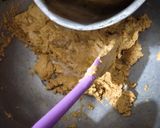 A picture of step 7 of Almond layer besan barfi.