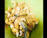 A picture of step 5 of Kaju pakodas / cashew nut fritters.