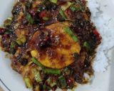 Foto langkah ke 6 dari resep Nasi Telur Ceplok Kecap.