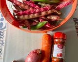 Félig fejtett hüvelyes bableves recept fázis 1 fotója