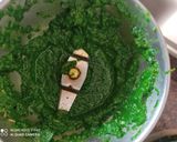 A picture of step 2 of Soyabean Palak Pulao.