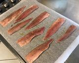 Une image de l'étape 5 de Filets de maquereaux aux épinards et parmesan.