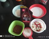 A picture of step 1 of Chocolate Halwa.