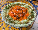 Une image de l'étape 10 de Salade de concombre et carottes au basilic crème de balsamique.