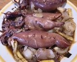 A picture of step 1 of Sauteed Canned Squid.
