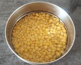 A picture of step 1 of Shravan special sweet Puran Kadubu.