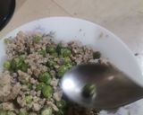 A picture of step 2 of Chicken veggies sandwich.