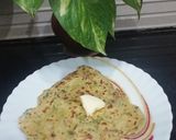 A picture of step 7 of Dal & Methi Paratha.