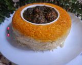 عکس مرحله 9 از دستور خورشت آلو اسفناج با گوشت قلقلی😋