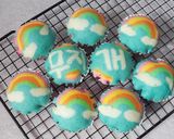 Foto langkah ke 7 dari resep Bolu Kukus Karakter (Rainbow).