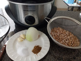 Frijoles en olla de lento cocimiento