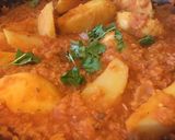 A picture of step 4 of Potato and lentil curry.