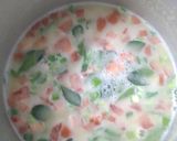 A picture of step 2 of Dal dhokli.
