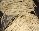 A picture of step 1 of Hakka Noodles.