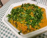 Une image de l'étape 26 de Dahl au curry jaune, légumes, cajous et gingembre au lait de coco.