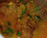 A picture of step 4 of Kofta Curry.