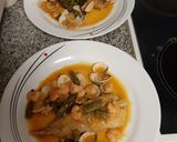 A picture of step 6 of Monkfish Tails in Seafood Sauce.