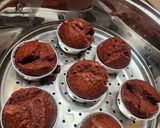 Foto langkah ke 6 dari resep Bolu Kukus Cokelat Gluten Free.
