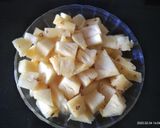 A picture of step 2 of Mixed Fruit Mint Salad.