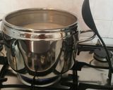 Foto del passaggio 1 della ricetta Farro con purea di zucchine e cipolle
