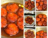 A picture of step 10 of Chhana'r Jilapi or Chhena (Paneer) Jalebis.