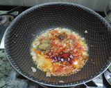 A picture of step 3 of Dal Pakwan 😋.