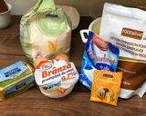 Pas rețetă Brioșe pufoase cu brânză dulce 1 fotografie