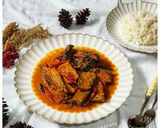 Foto langkah ke 6 dari resep Pindang Tongkol Pari Asap Tahu Terong Masak Pedas.