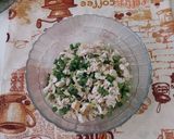 عکس مرحله 2 از دستور سالاد مرغ 🥗با عطر و طعمِ پیازچه و کرفس طعمی متفاوت