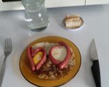 Foto del paso 3 de la receta: Fusión de salchichas y huevo en Placa de inducción (5 ingredientes)