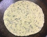 A picture of step 4 of Palak Paratha.