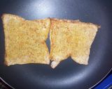 A picture of step 3 of Simple Pan toasted brown bread #theme challenge.