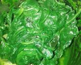 A picture of step 3 of Palak Paneer.
