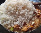 Coloured chicken stir fried rice recipe step 3 photo