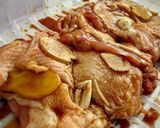 A picture of step 1 of Teriyaki Chicken.