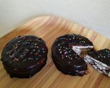 A picture of step 2 of Chocolate tower.