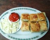 Foto langkah ke 17 dari resep Martabak Telur Ekonomis Hny 1 Telur Dg Tahu.