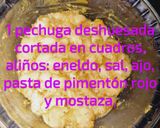Foto del paso 1 de la receta: "Pastel de Pollo a la Mostaza"😋🐓😋🌻😋