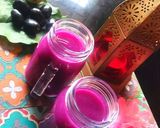 A picture of step 4 of Jamun awla juice.