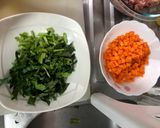 Foto del paso 3 de la receta: Albóndigas de cadera de res encebollada acompañada de tortilla española de espinaca y papa rústica