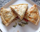 Foto del paso 8 de la receta: Masa de hojaldre sin gluten con pollo queso y mermelada