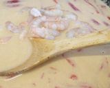 A picture of step 3 of Yui inspired Thai soup.