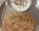 A picture of step 3 of Paneer Parantha.