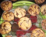 A picture of step 10 of 100 fluffy, soft cupcakes 🤩.